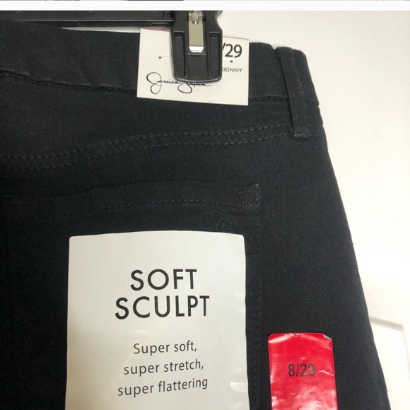 NWT Jessica Simpson Black High Rise Skinny Jeans - Picture 5 of 5